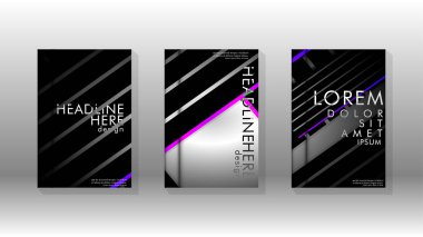 Geometrik tasarım arka planlı kapak kitabı.