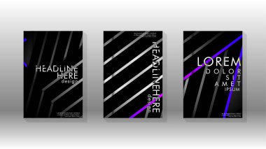 Geometrik tasarım arka planlı kapak kitabı.