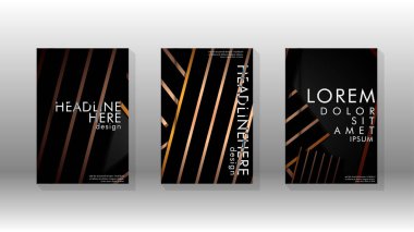 Geometrik tasarım arka planlı kapak kitabı