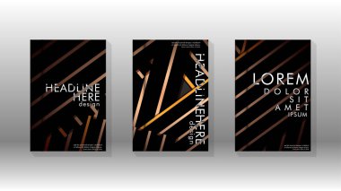 Geometrik tasarım arka planlı kapak kitabı