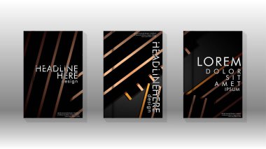 Geometrik tasarım arka planlı kapak kitabı