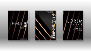 Geometrik tasarım arka planlı kapak kitabı