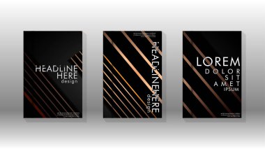 Geometrik tasarım arka planlı kapak kitabı