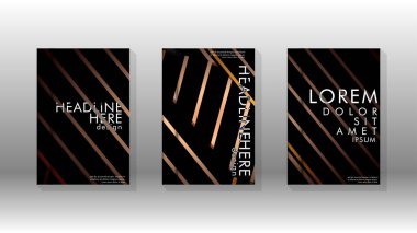 Geometrik tasarım arka planlı kapak kitabı