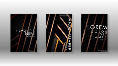 Geometrik tasarım arka planlı kapak kitabı