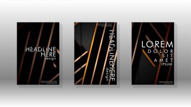 Geometrik tasarım arka planlı kapak kitabı