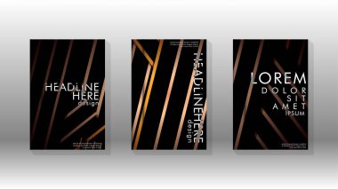 Geometrik tasarım arka planlı kapak kitabı