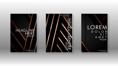 Geometrik tasarım arka planlı kapak kitabı