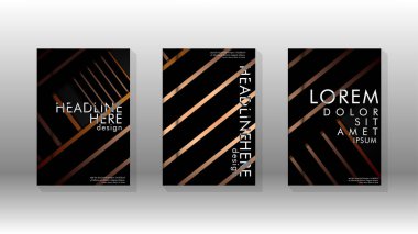 Geometrik tasarım arka planlı kapak kitabı