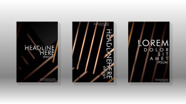 Geometrik tasarım arka planlı kapak kitabı