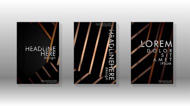 Geometrik tasarım arka planlı kapak kitabı