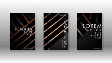 Geometrik tasarım arka planlı kapak kitabı