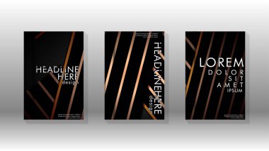 Geometrik tasarım arka planlı kapak kitabı