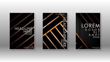 Geometrik tasarım arka planlı kapak kitabı