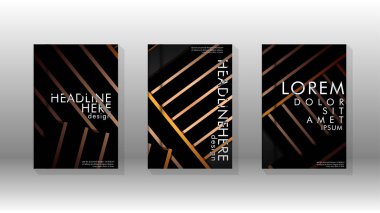 Geometrik tasarım arka planlı kapak kitabı