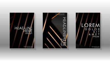 Geometrik tasarım arka planlı kapak kitabı