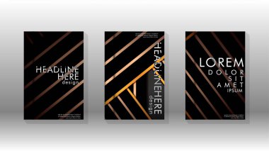 Geometrik tasarım arka planlı kapak kitabı