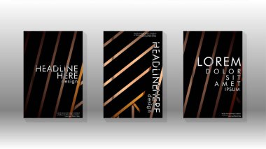 Geometrik tasarım arka planlı kapak kitabı