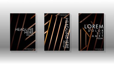 Geometrik tasarım arka planlı kapak kitabı