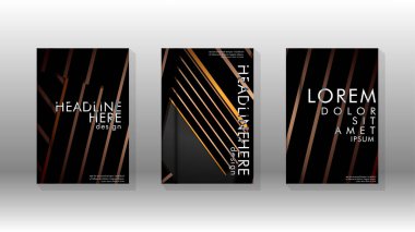 Geometrik tasarım arka planlı kapak kitabı