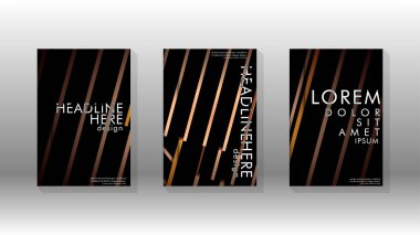 Geometrik tasarım arka planlı kapak kitabı