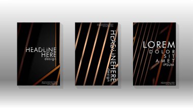 Geometrik tasarım arka planlı kapak kitabı