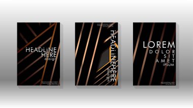 Geometrik tasarım arka planlı kapak kitabı