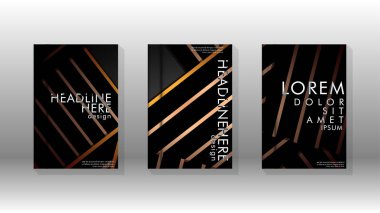 Geometrik tasarım arka planlı kapak kitabı