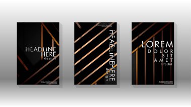 Geometrik tasarım arka planlı kapak kitabı