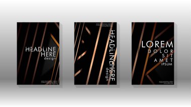 Geometrik tasarım arka planlı kapak kitabı