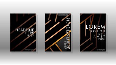 Geometrik tasarım arka planlı kapak kitabı