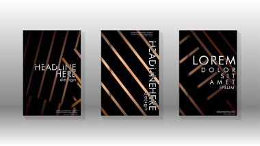 Geometrik tasarım arka planlı kapak kitabı