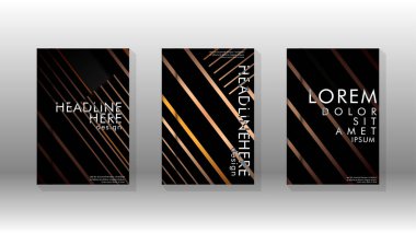 Geometrik tasarım arka planlı kapak kitabı