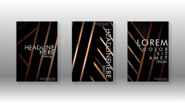 Geometrik tasarım arka planlı kapak kitabı