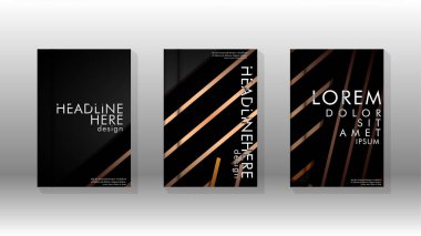 Geometrik tasarım arka planlı kapak kitabı