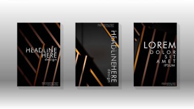 Geometrik tasarım arka planlı kapak kitabı