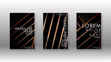 Geometrik tasarım arka planlı kapak kitabı