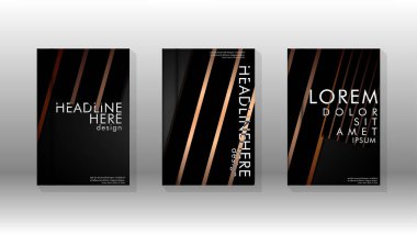 Geometrik tasarım arka planlı kapak kitabı