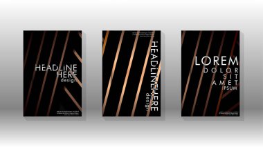 Geometrik tasarım arka planlı kapak kitabı