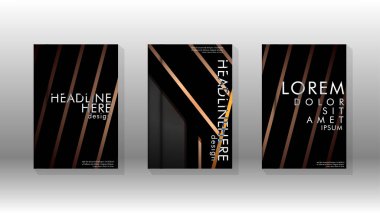 Geometrik tasarım arka planlı kapak kitabı