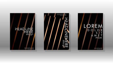 Geometrik tasarım arka planlı kapak kitabı