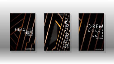 Geometrik tasarım arka planlı kapak kitabı