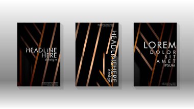 Geometrik tasarım arka planlı kapak kitabı