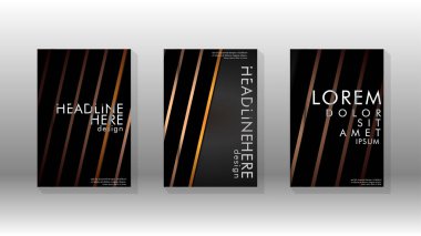 Geometrik tasarım arka planlı kapak kitabı