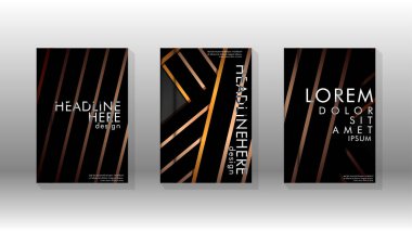 Geometrik tasarım arka planlı kapak kitabı