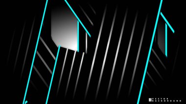 Soyut vektör arkaplanı. Geometrik Çizgiler - Yaratıcı ve İlham Tasarımı