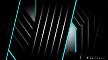 Soyut vektör arkaplanı. Geometrik Çizgiler - Yaratıcı ve İlham Tasarımı