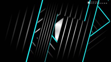 Soyut vektör arkaplanı. Geometrik Çizgiler - Yaratıcı ve İlham Tasarımı