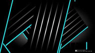 Soyut vektör arkaplanı. Geometrik Çizgiler - Yaratıcı ve İlham Tasarımı