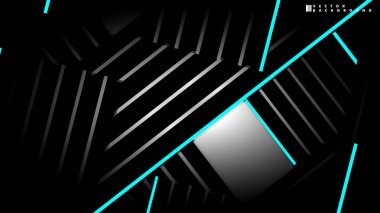 Soyut vektör arkaplanı. Geometrik Çizgiler - Yaratıcı ve İlham Tasarımı